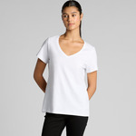 Wo's Maple V Neck Tee